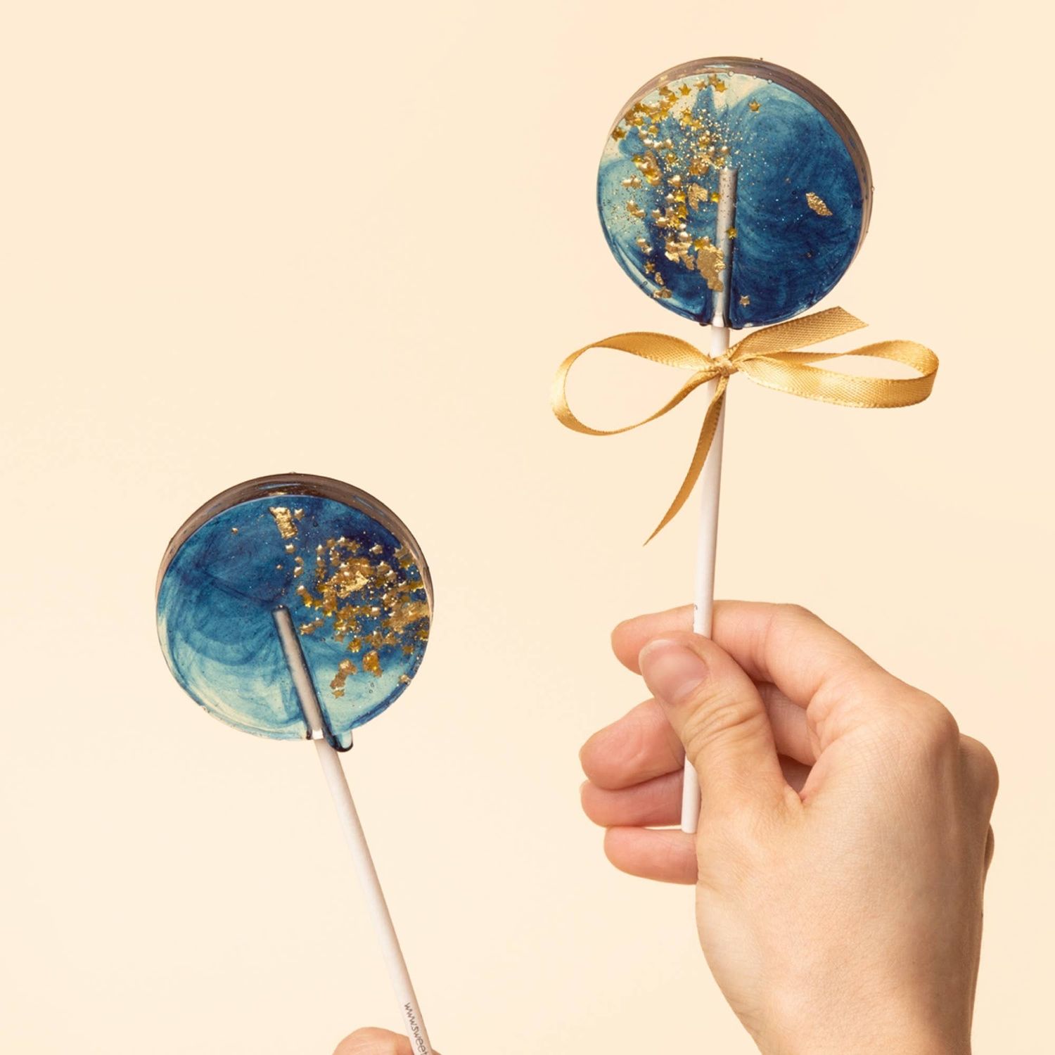 Navy Star Galaxy Lollipops - Blueberry