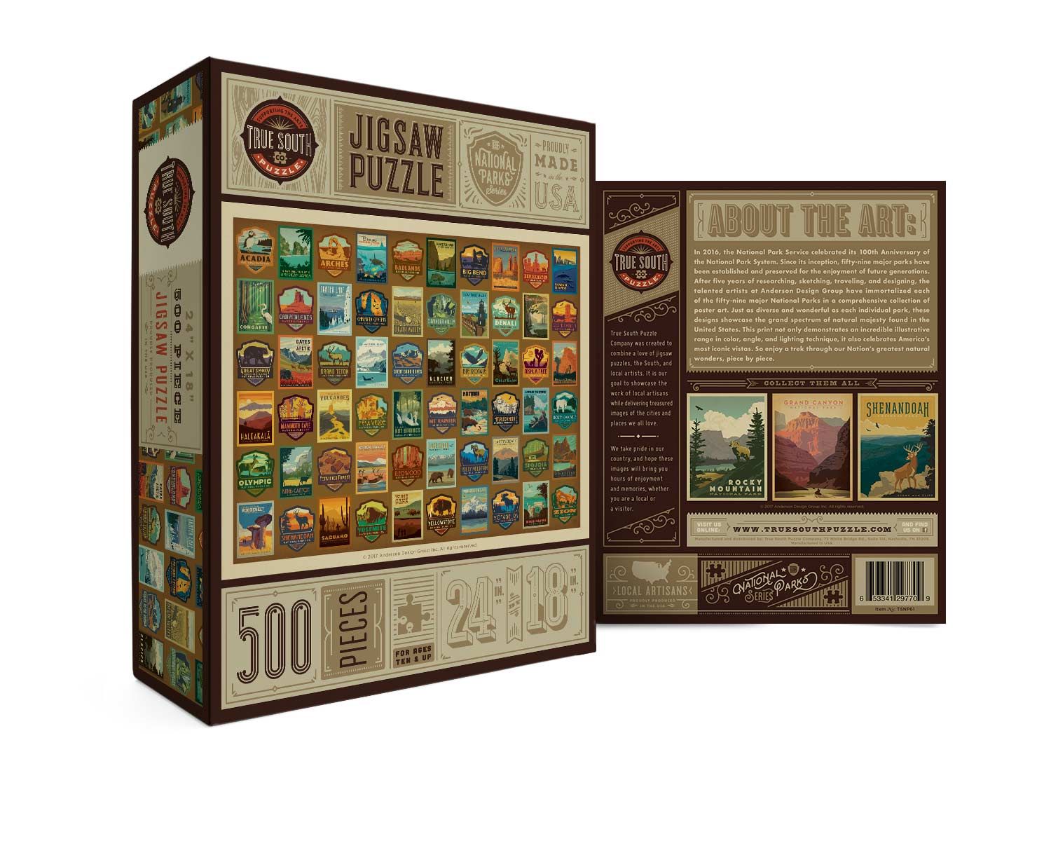 National Parks Patches Puzzle