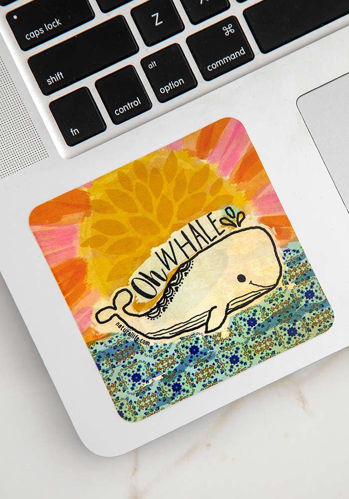 Oh Whale Vinyl Sticker