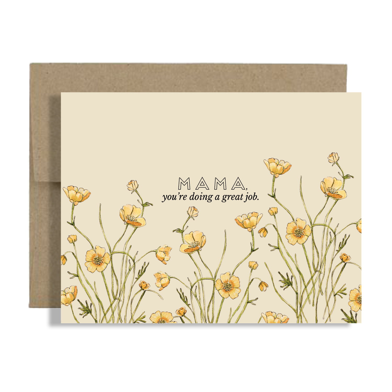 Mama, You're Doing a Great Job Card