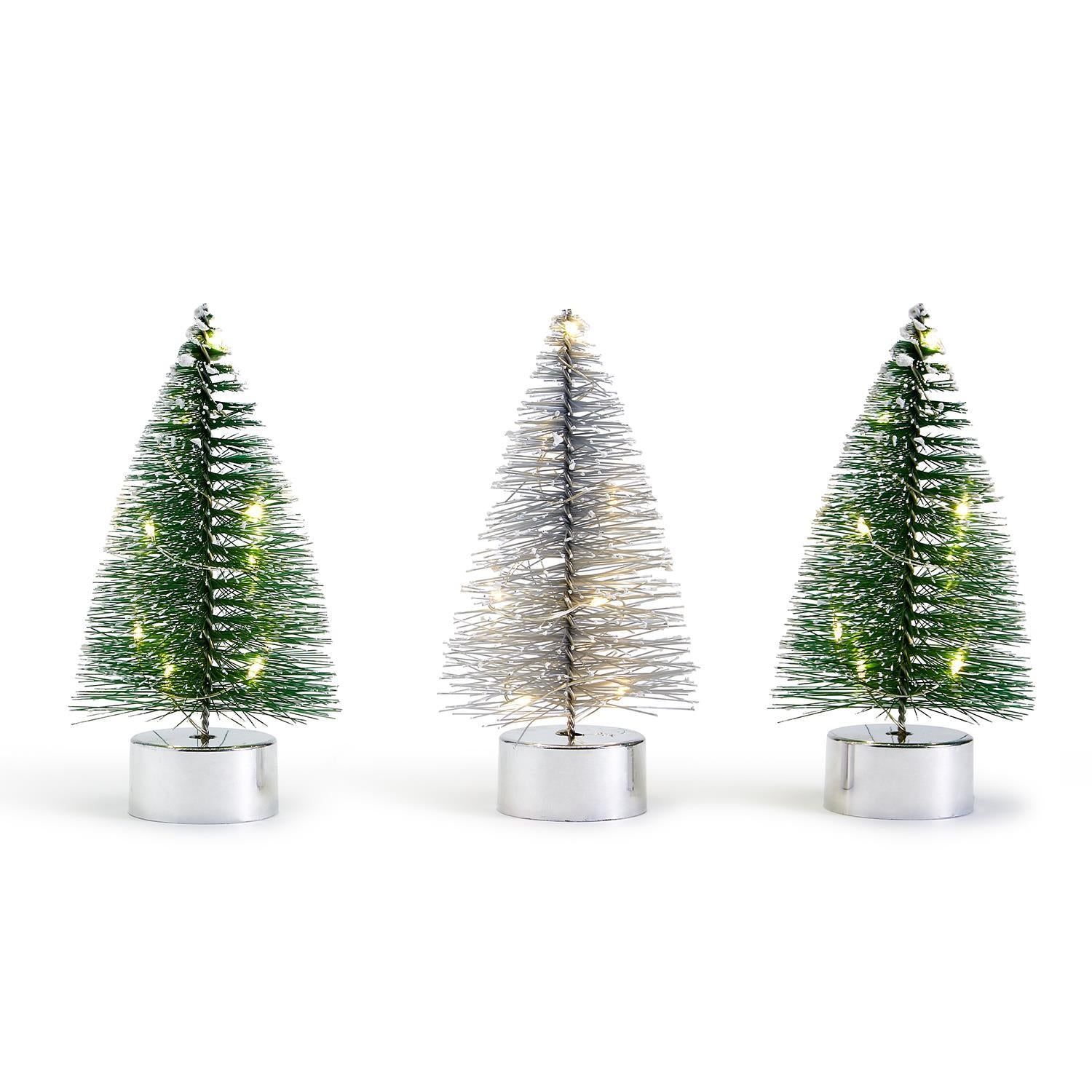 Mini Light up LED Christmas Trees