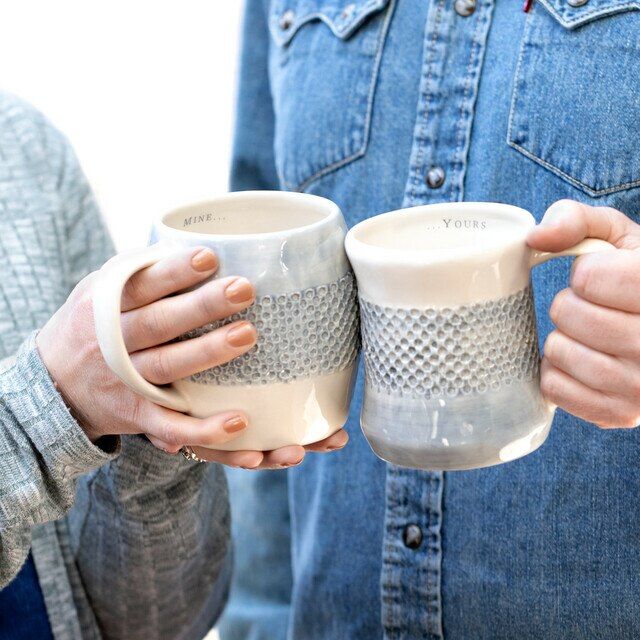 Mine...Yours Hug Mugs- Set of 2