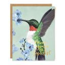 Mother's Day Hummingbird Card