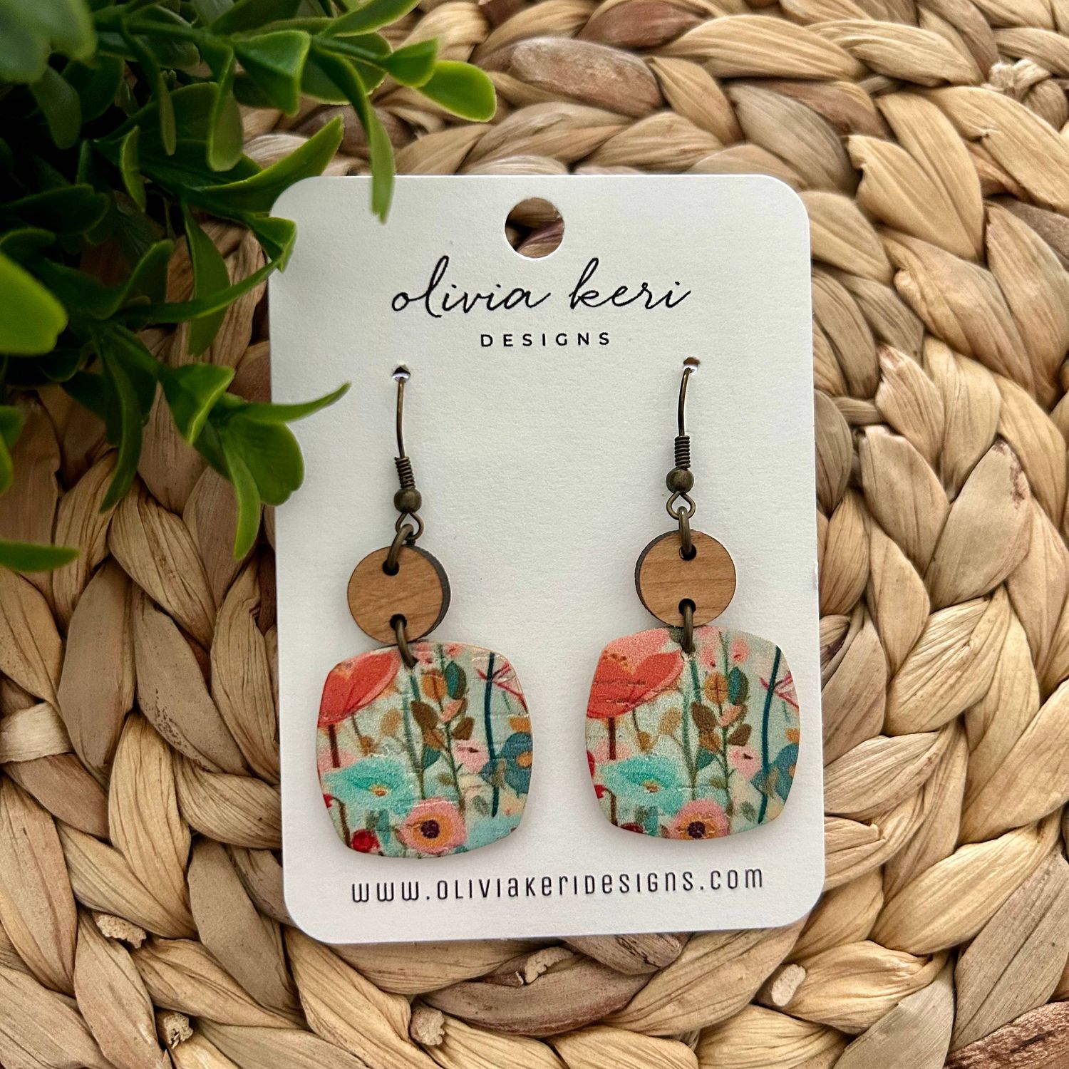 Nora Earrings - Wildflower Garden