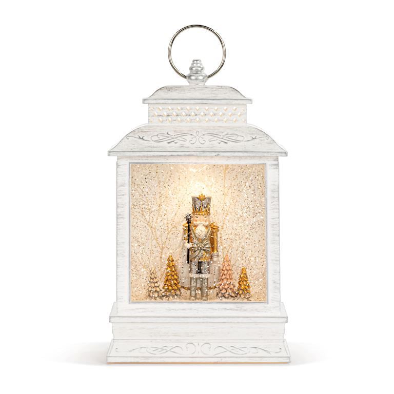 Nutcracker with Trees Lit Musical lantern