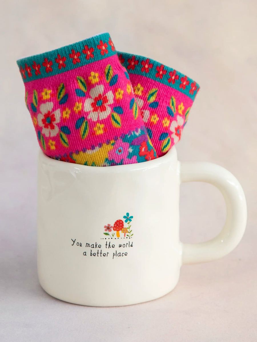 Mug &amp; Sock Set - World Better
