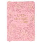 My Strength and My Song Journal with Zippered Closure - Psalm 118:14