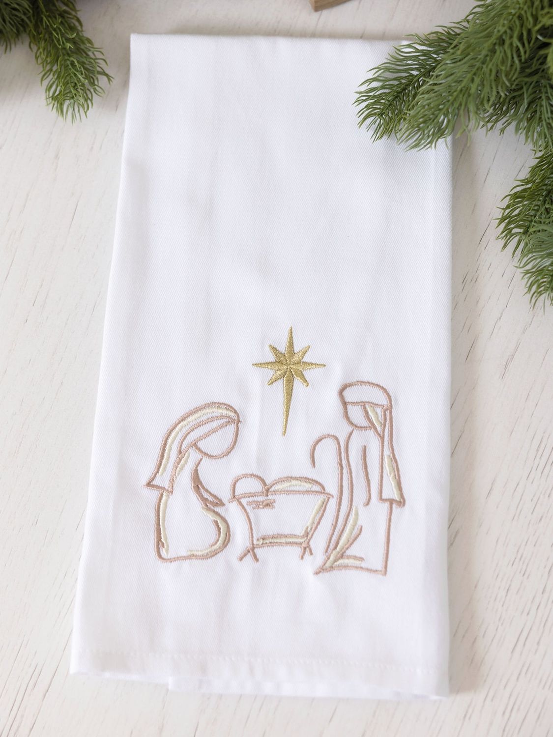 Nativity Tea Towel