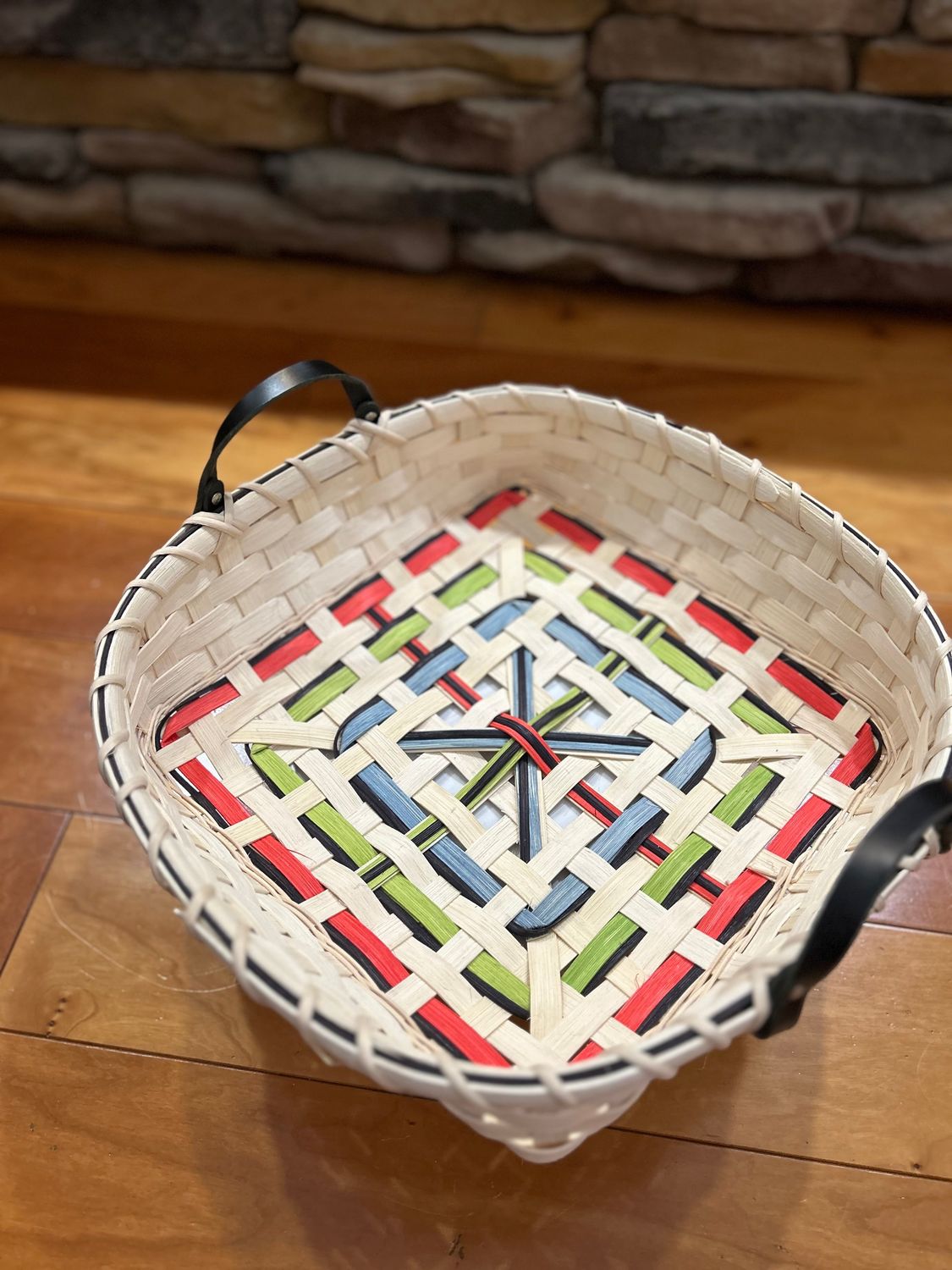 Neon Rectangle Basket
