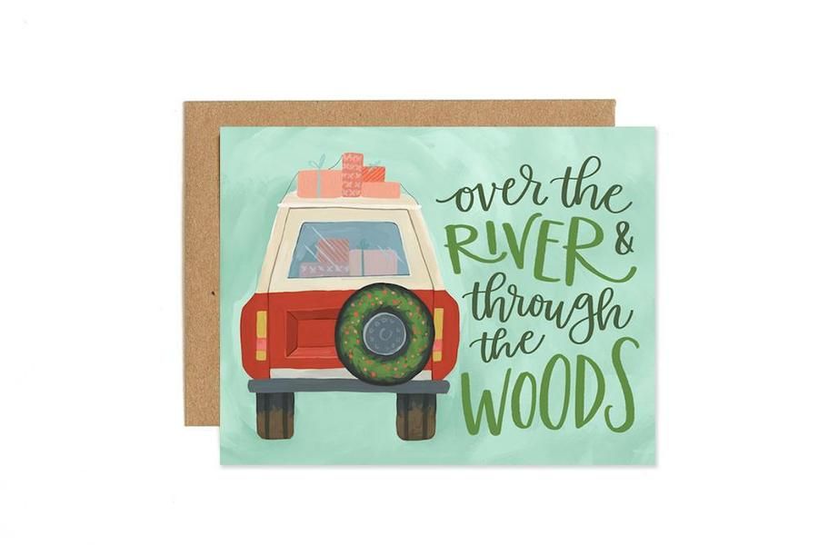 Over the River &amp; Through the Woods- Christmas Card