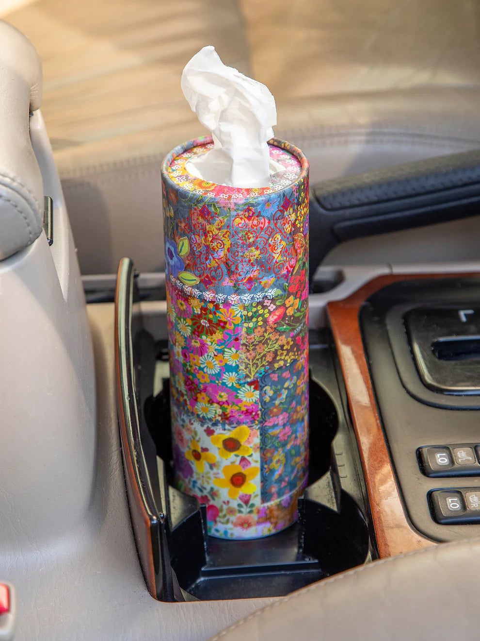 Patchwork Car Tissues-Set of 3