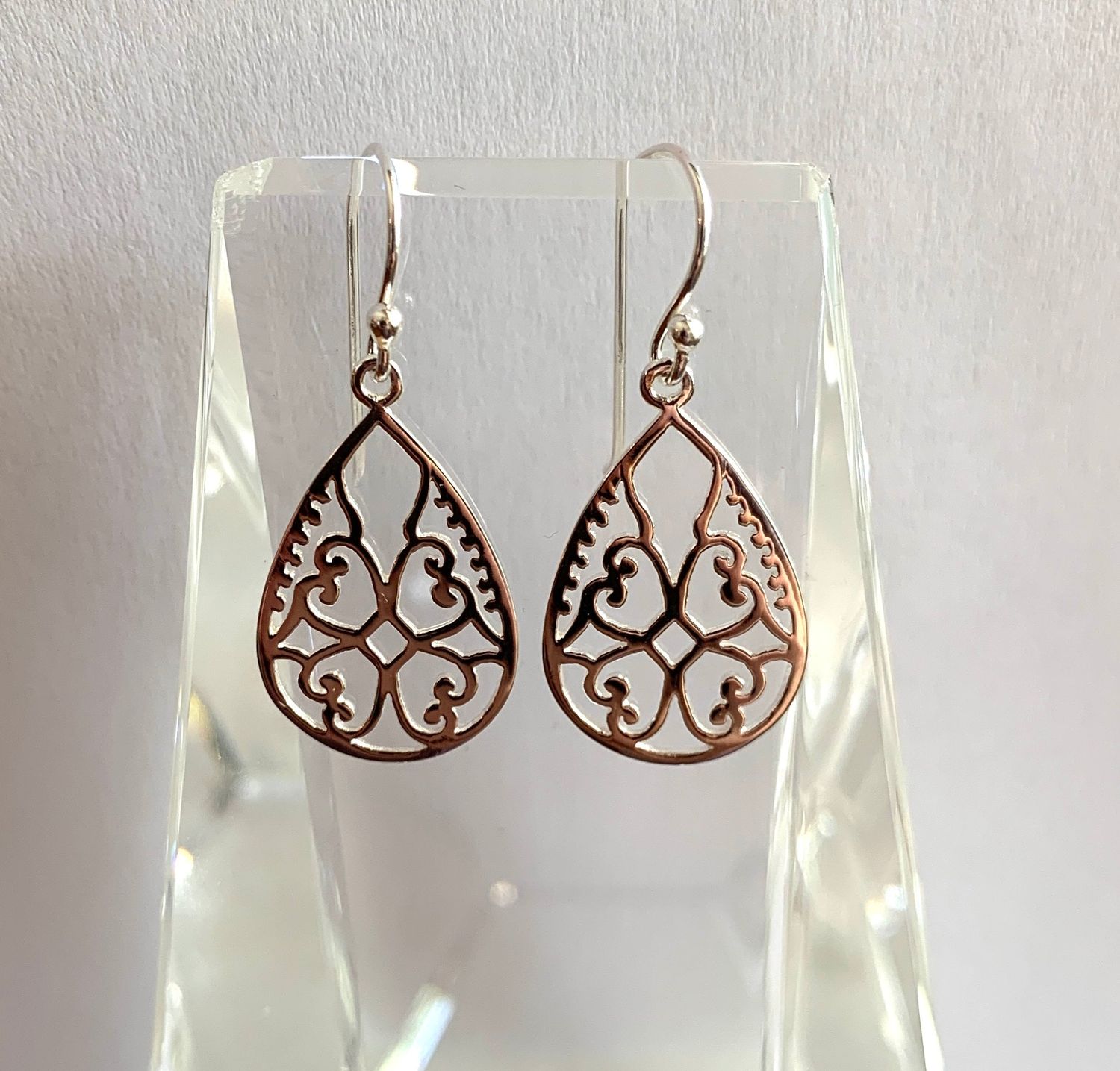Ornate Cut Out Design Earrings
