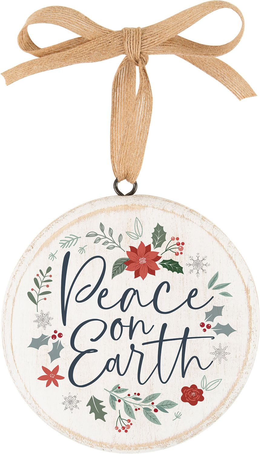 Peace on Earth Ornament