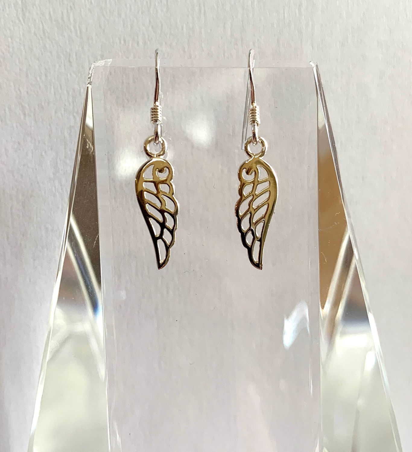 Polished Angel Wing Earrings