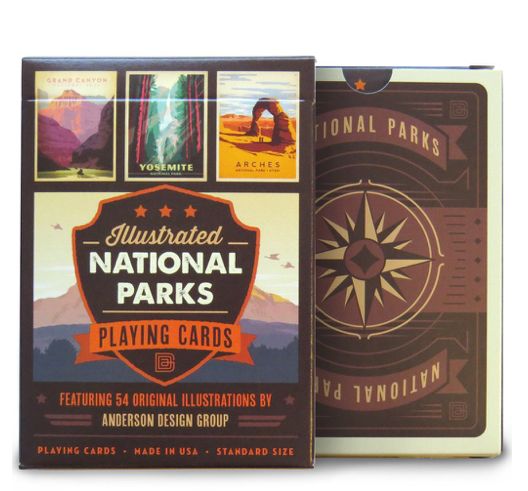 Playing Cards: Illustrated National Parks
