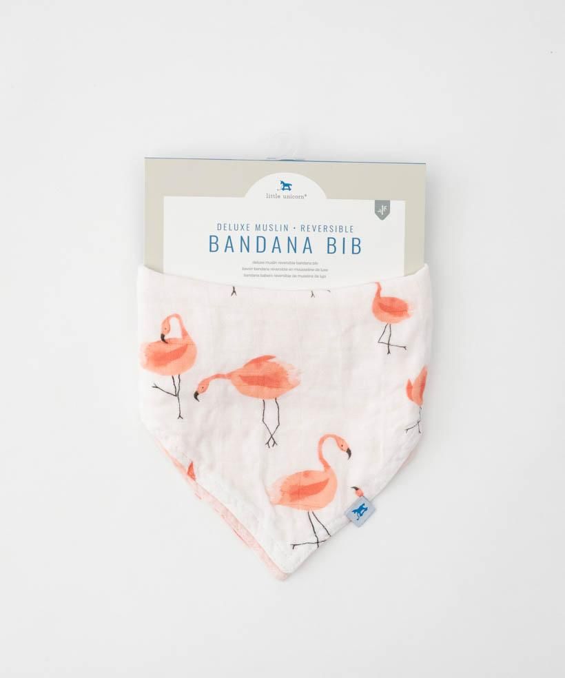 Pink Ladies Deluxe Muslin - Reversible Bandana Bib