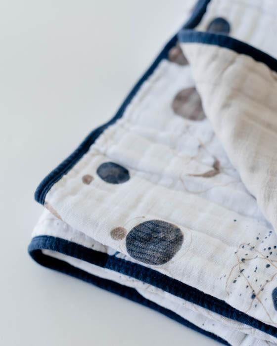 Planetary Cotton Muslin Quilt