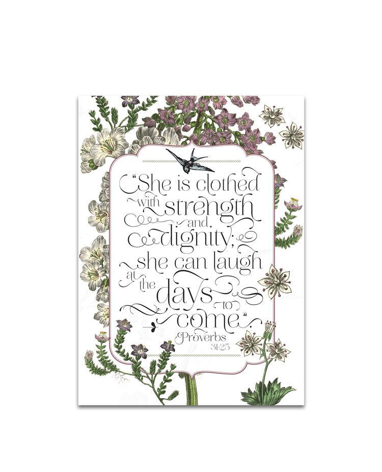 Provers 31:25