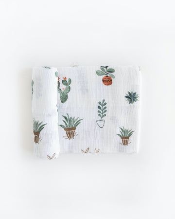 Prickle Pots Cotton Muslin Swaddle