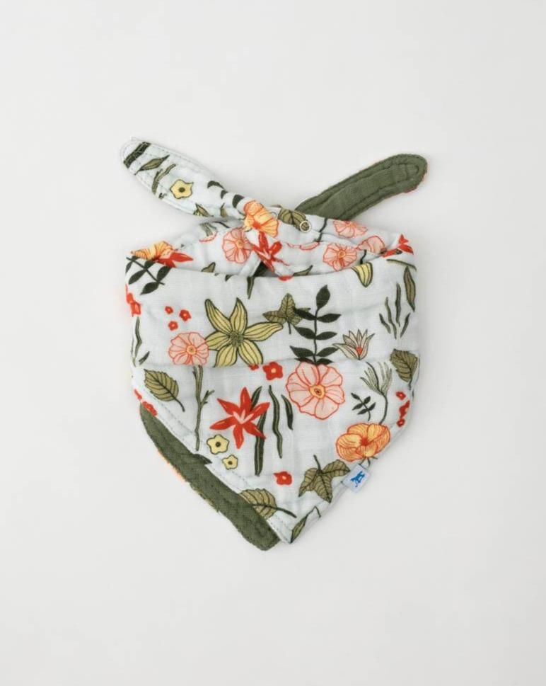 Primrose Patch Reversible Bandana Bib