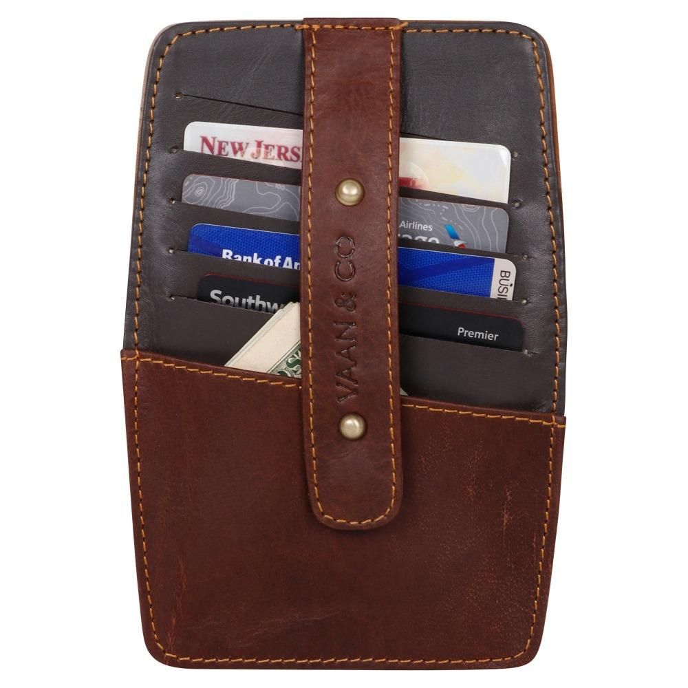 Recycled Leather 5 Star Credit Card Wallet