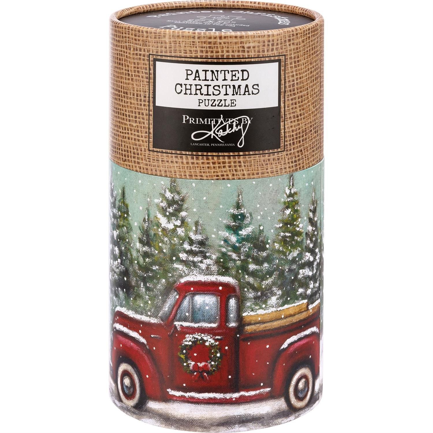 Red Truck Christmas Puzzle