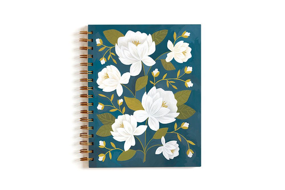 Raleigh Floral Spiral Notebook