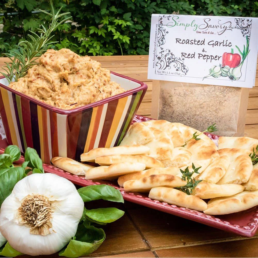 Roasted Garlic &amp; Red Pepper Dip Mix
