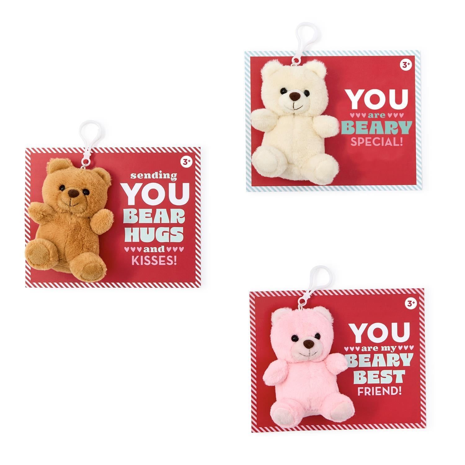 SALE- Very Beary Plush Bear on Gift Card