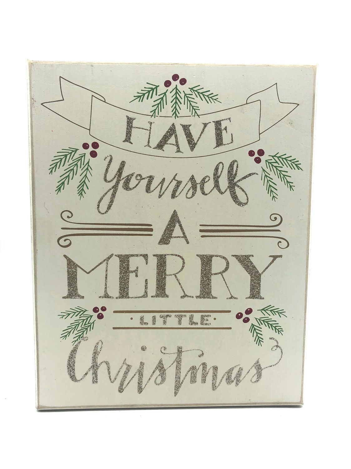 SALE- Have Yourself A Merry Little Christmas- Wall Decor