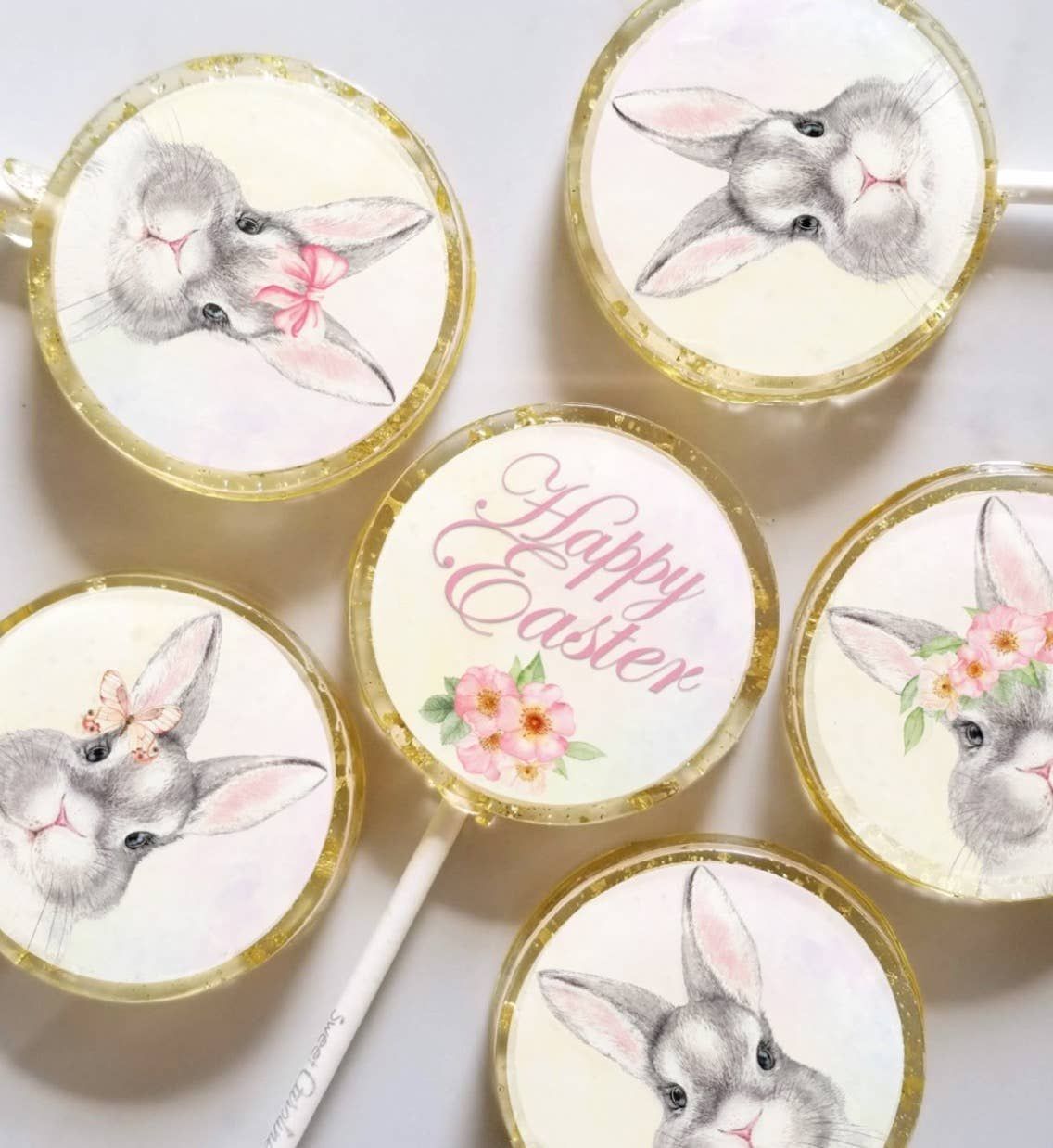 SALE-Easter Bunny Collection Marshmallow Lollipop