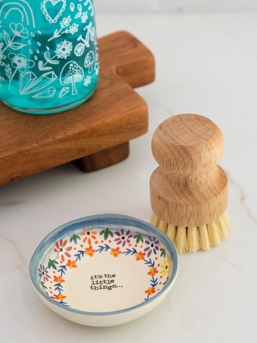 Scrub Brush and Dish