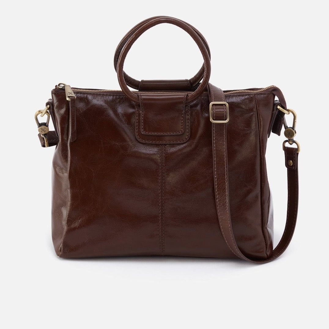 Sheila Medium Satchel in Mocha