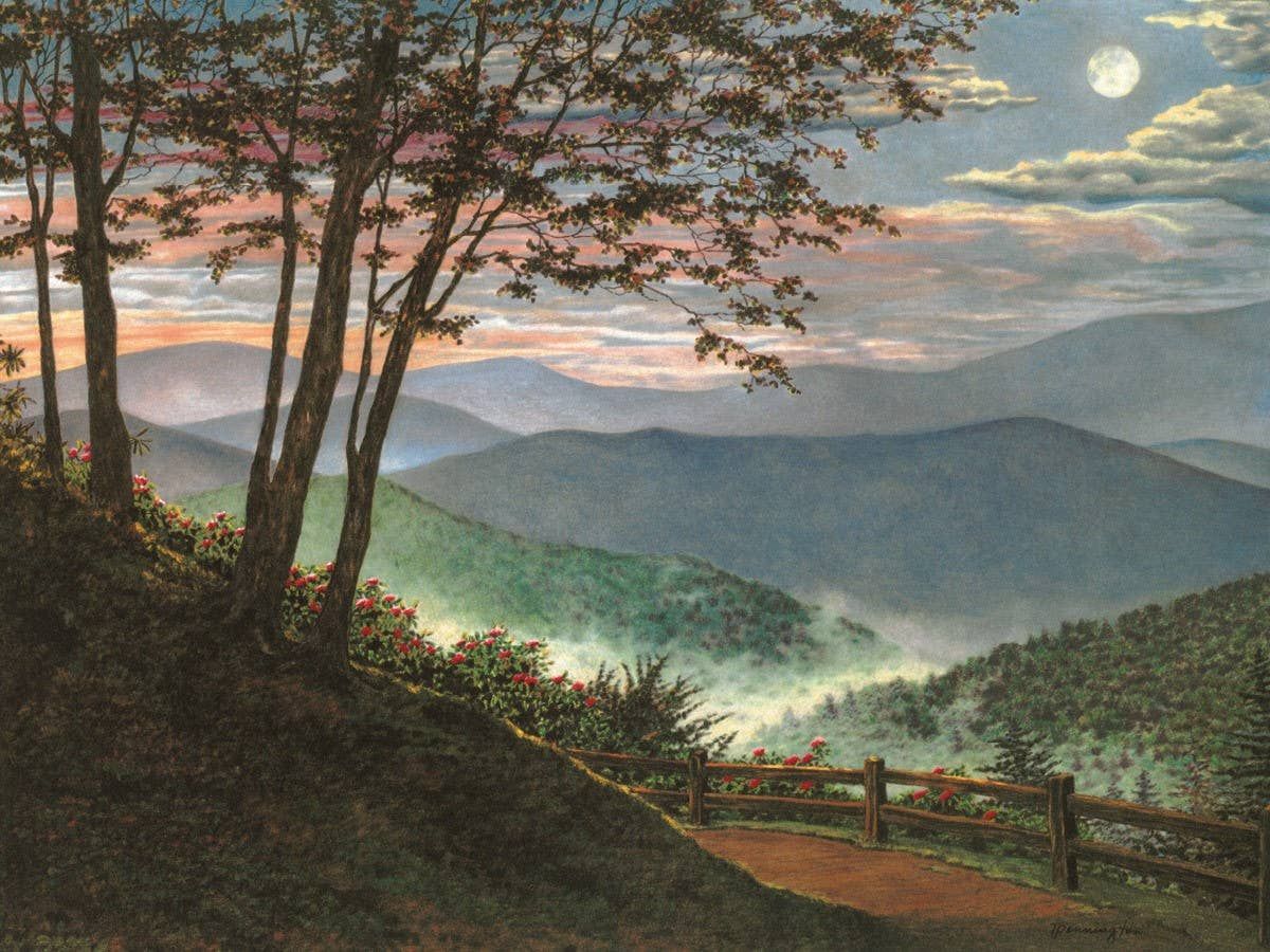 Smoky Mountain Twilight puzzle