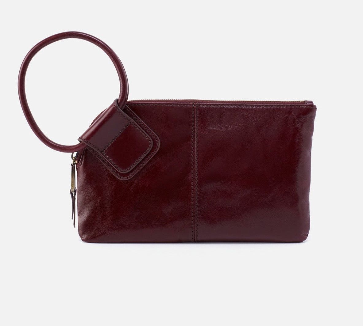 Sable Wristlet in Merlot