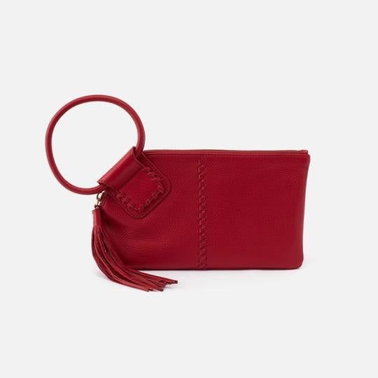 Sable Wristlet in Scarlet