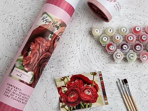 SALE-Rosie Red- Paint by Number Kit