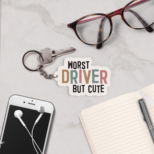 SALE-Worst Driver But Cute Keychain