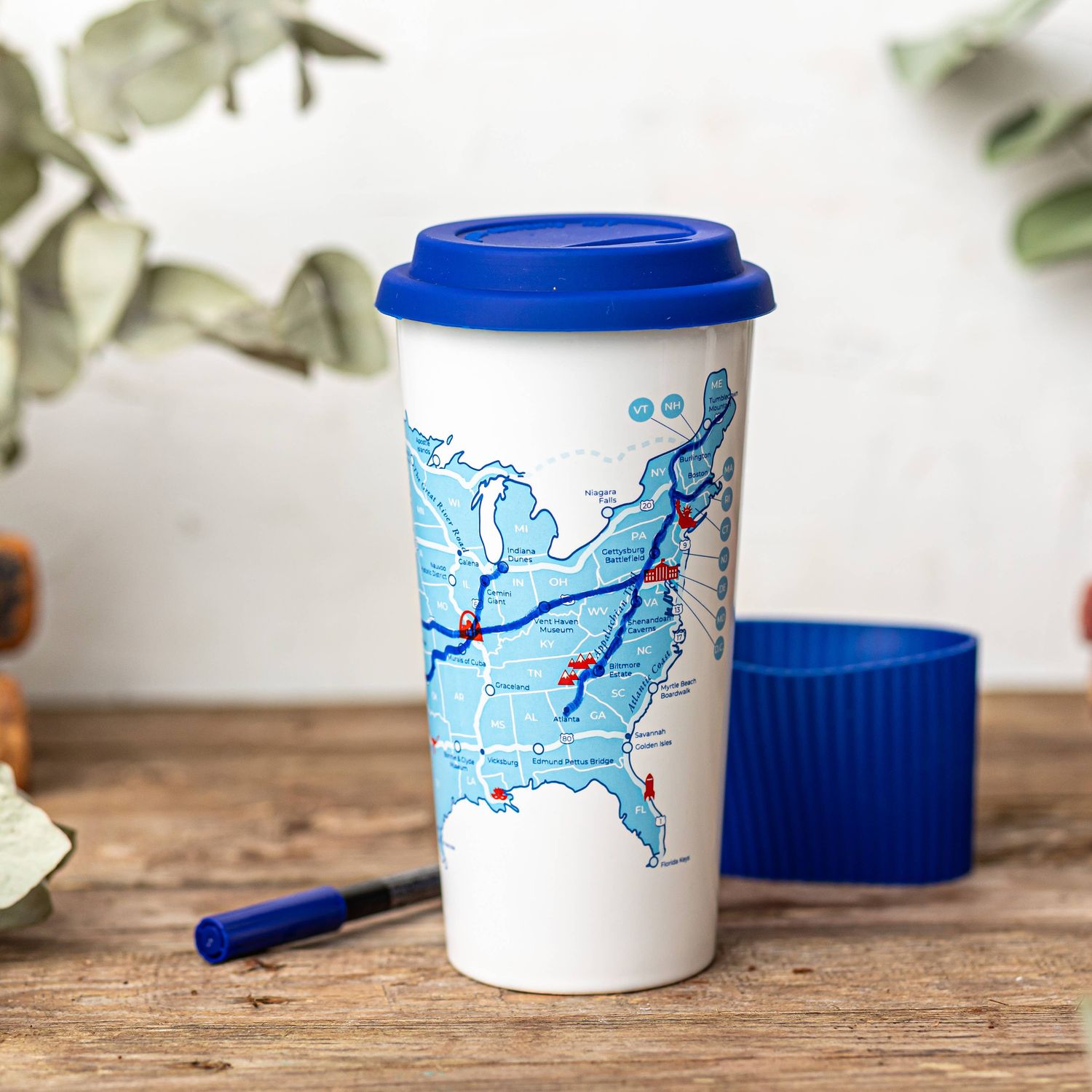 SALE-US Road Trip Color In Ceramic Mug