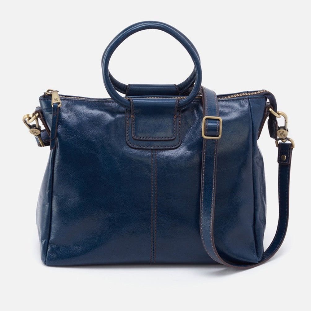 Sheila Medium Satchel in Denim