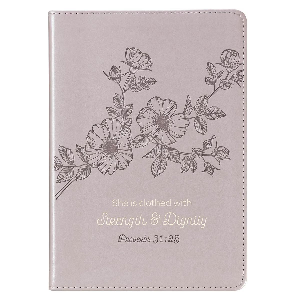 She is clothed in Strength and Dignity Journal