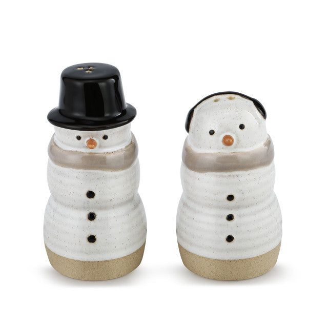 Snowman Salt &amp; Pepper Shaker Set