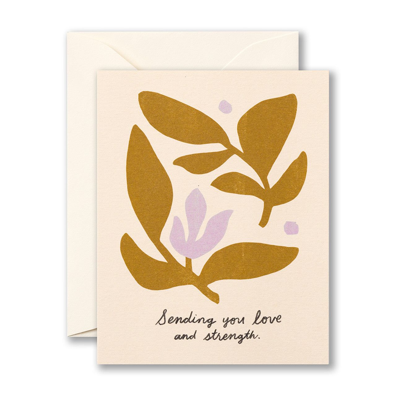 Sending you love and strength-Get Well Card