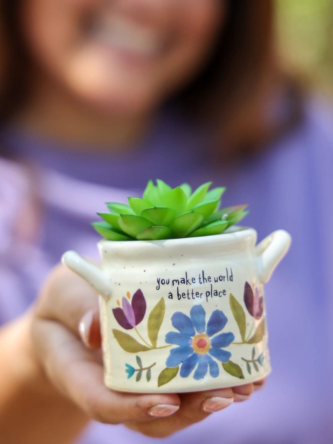 Small Crock Planter-World Better