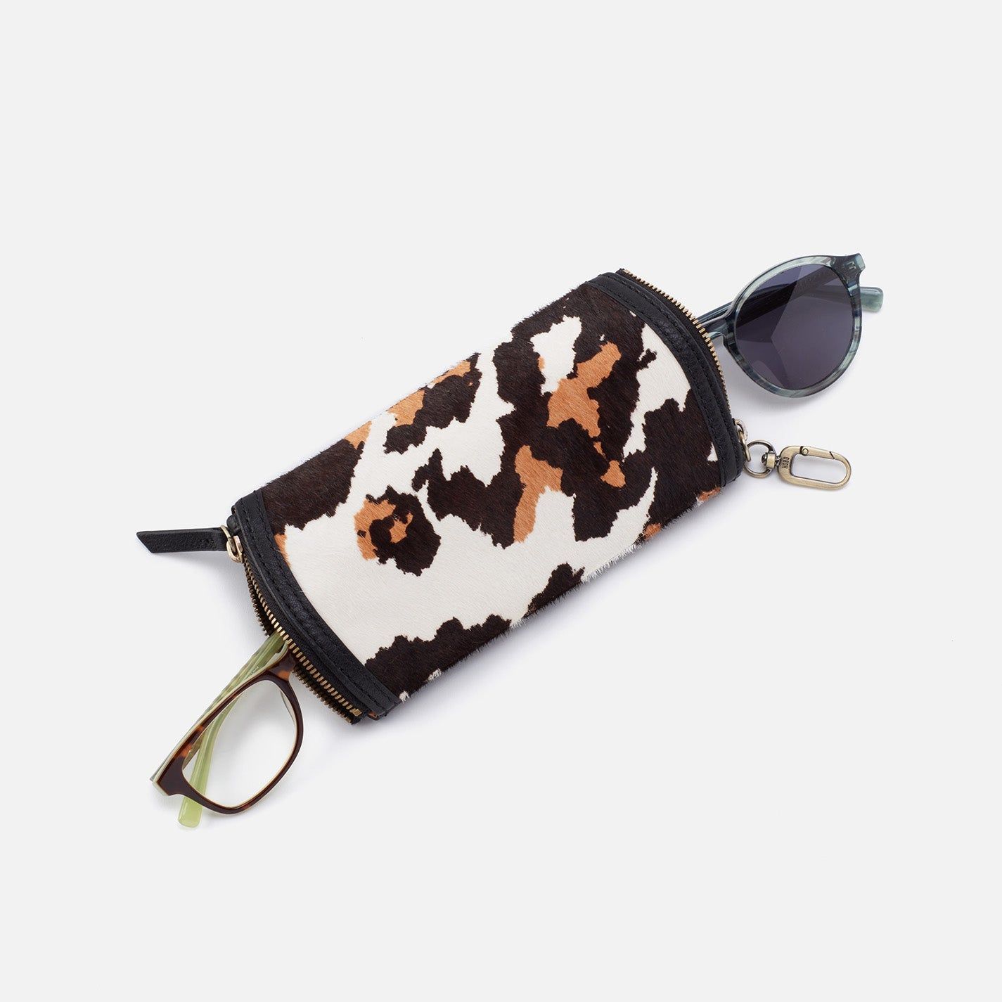 Spark Glasses Case in Cow Print