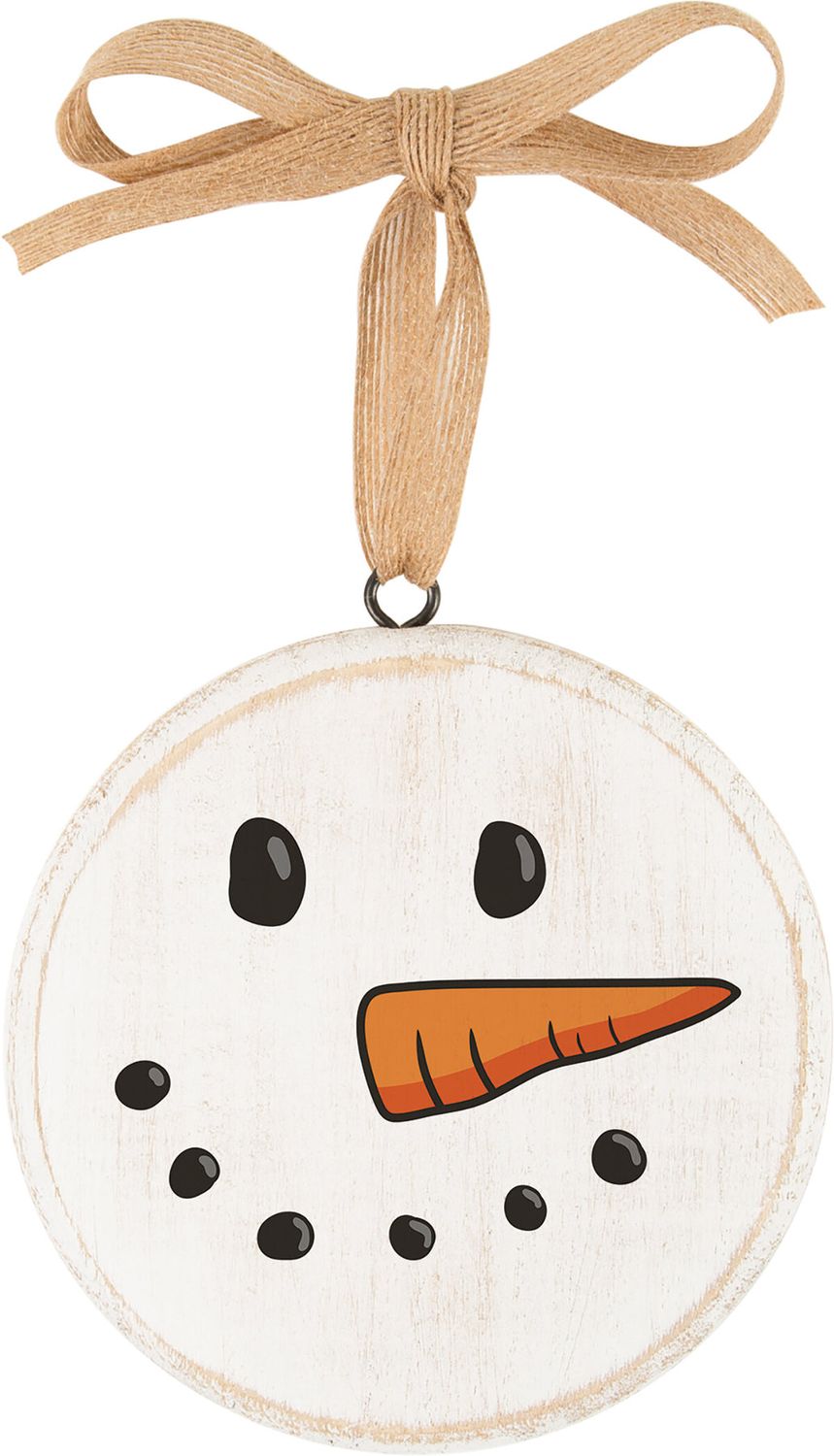 Snowman Face Ornament