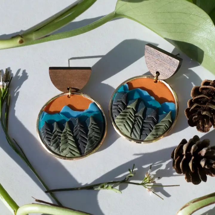 Smoky Mountain Dangle Earrings