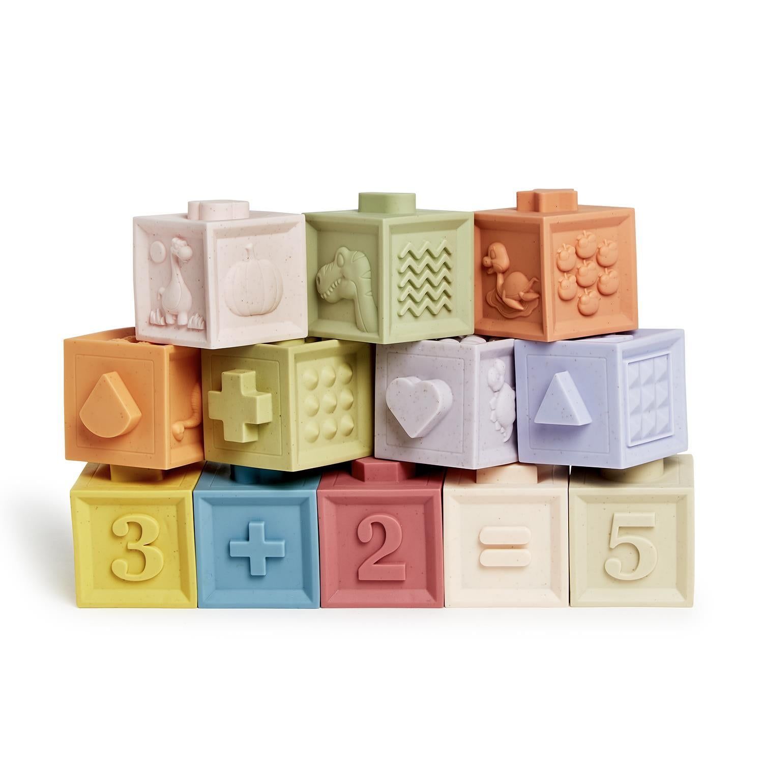 Stackable Block Set - Dinosaurs &amp; Numbers
