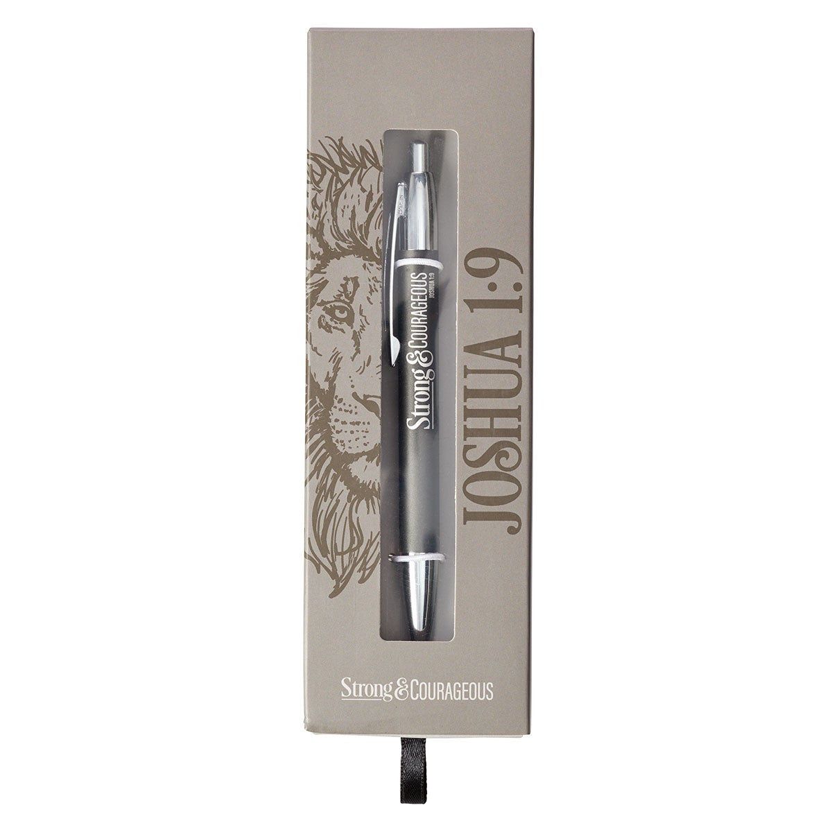 Strong &amp; Courageous Gift Pen - Joshua 1:9