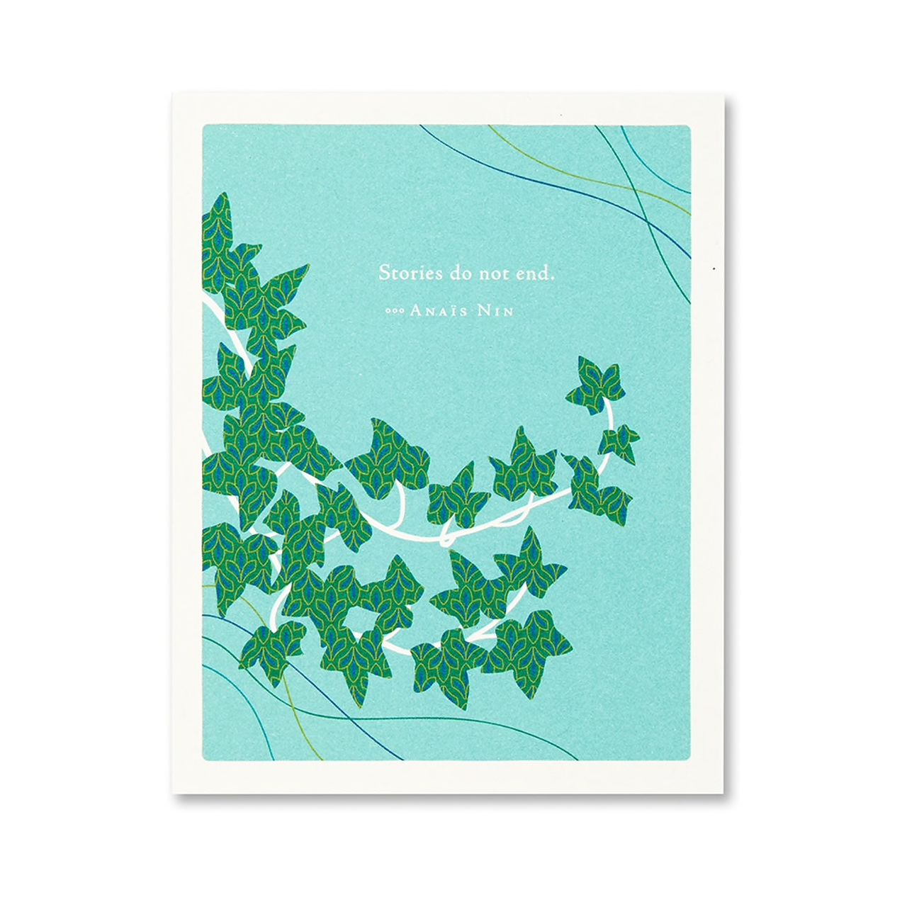Stories do not end- Sympathy Card